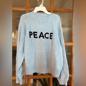 Old Navy comfy Peace sweater
